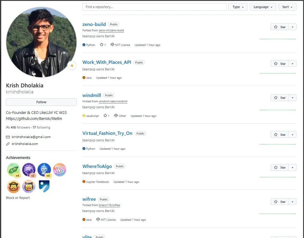 compromised github account