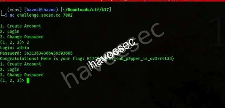 Challenge Screenshot